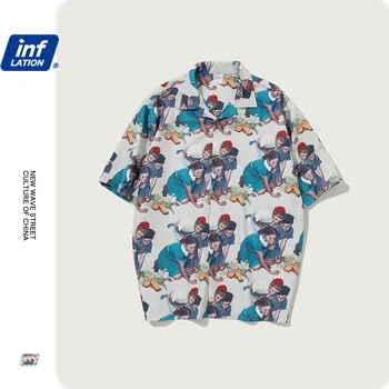 

2020 Summer Style Childhood Printing T Shirt Men Women Couples Shirt Oversized Black 100% Cotton Casual T Shirt Men