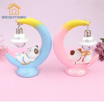 

Girl's Heart Space Cat Small Night Light Night Light Dream Romantic Girl Bedroom Dormitory Lamp Bedside Sleep Table Lamp