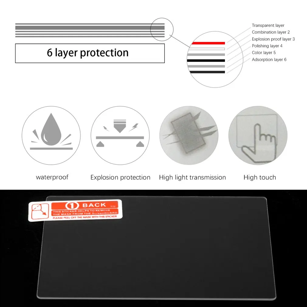 Ultra Thin LCD Screen Premium Protective Film 8H Premium Tempered Glass Cover Film Suitable For Fuji X100T Camera