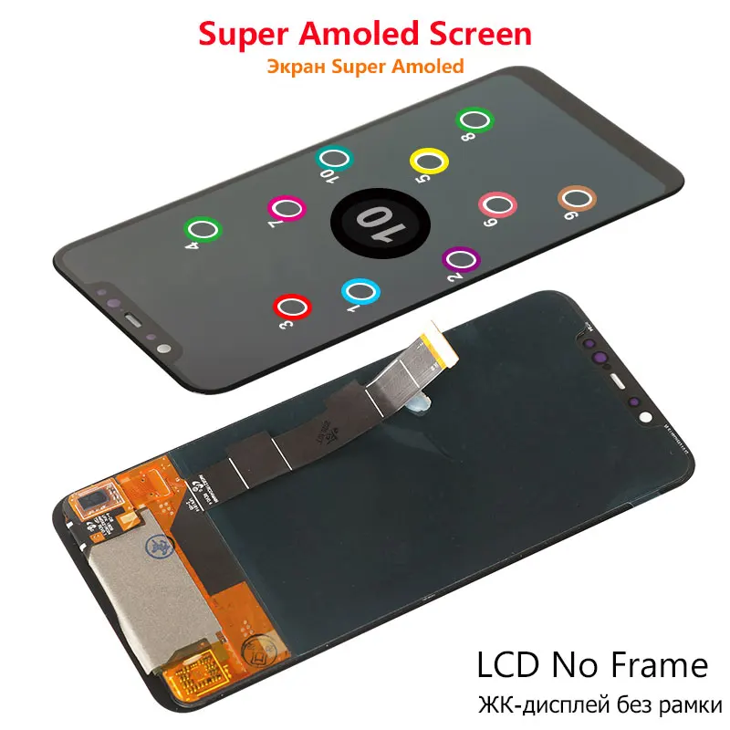 Écran LCD d'origine AMOLED pour Xiaomi Redmi Note 12 4G avec assemblage  complet du numériseur