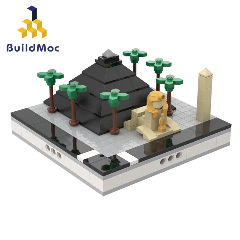 MOC Town Bricks Luxors Hotel Las Vegas Park/Mini ZOO/Mini Park/Post Office for a Modular Building Blocks Toys Children Kids | Игрушки и