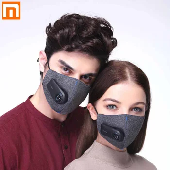 

In stock Xiaomi Purely Anti-Pollution Air Mask with PM2.5 550mAh Batteries Rechargeable Filter Three-dimensional Structure