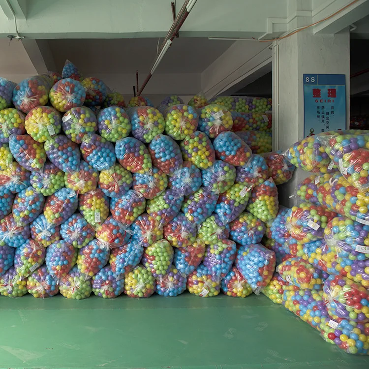 Plastic Balls Balls For Dry Pool Funny Kid Swim Pit Toy Dry Pool Wave Game Eco-Friendly Colorful Soft Ocean Sphere