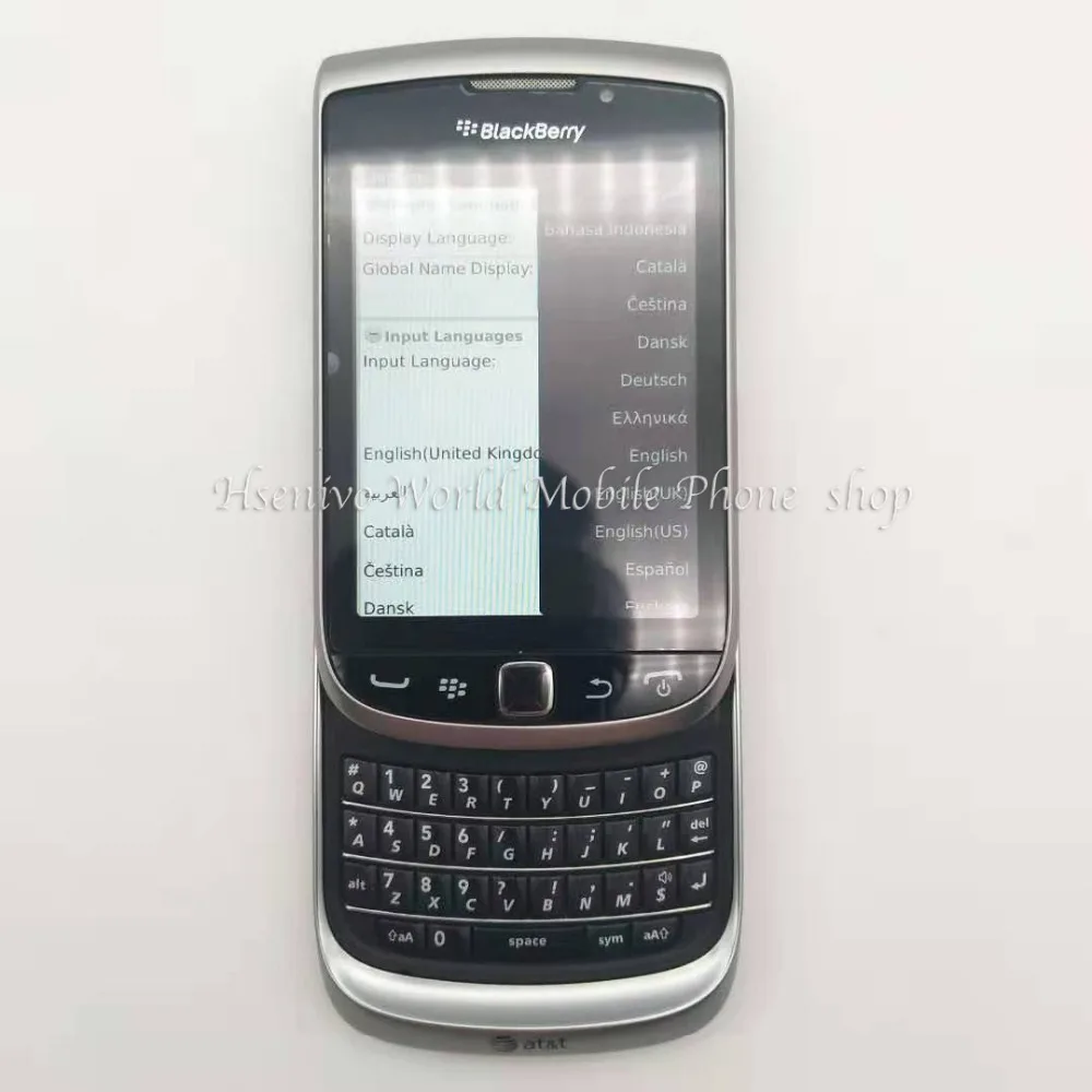 BlackBerry Torch 9810 Refurbished- Original BlackBerry 9810 Smartphone Unlocked 3G Wifi GPS 8GB Storage Cellphone android cell phones for sale