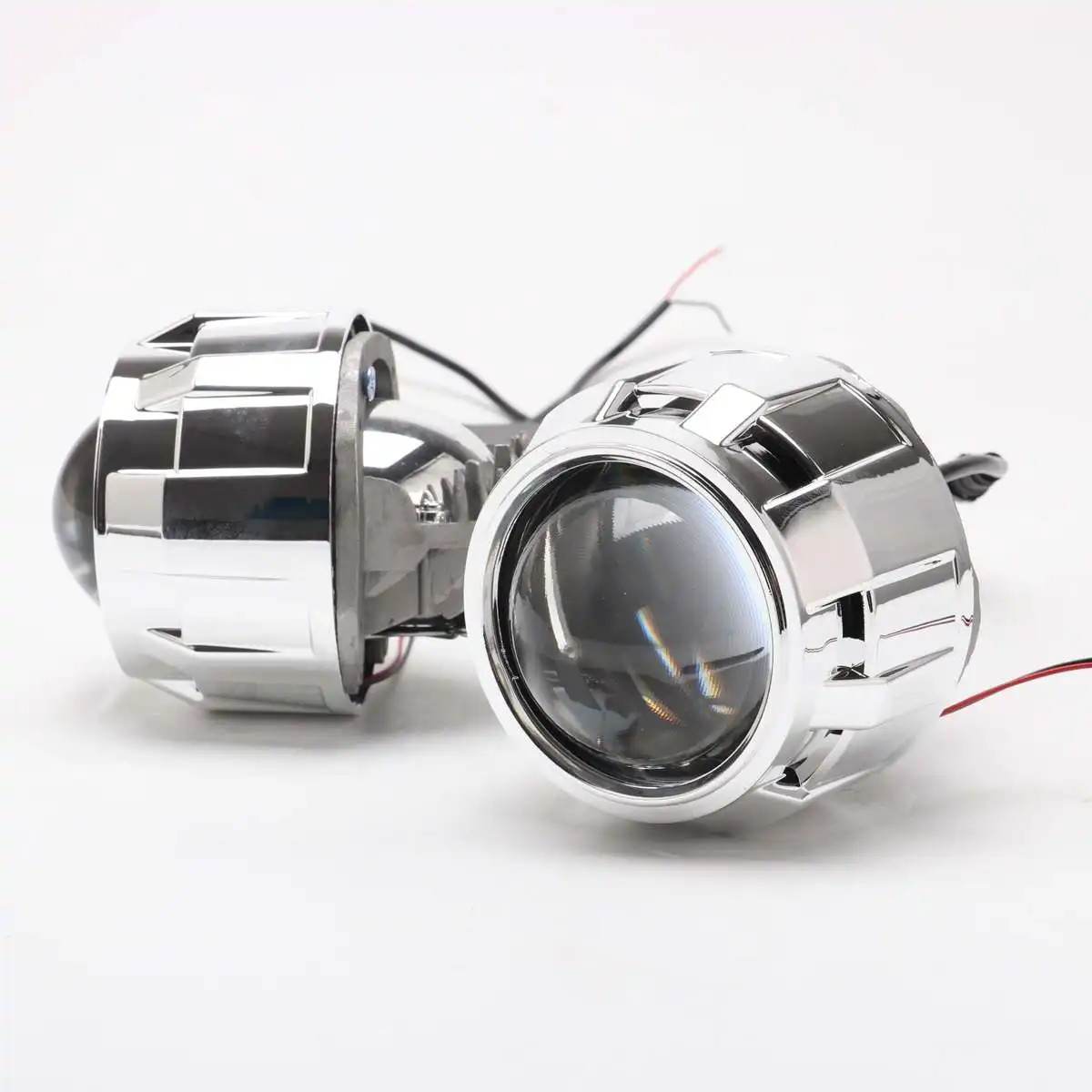  Mofaner LHD 2.5'' Bi-LED Projector Lens headlight for Auto Car Headlight Retrofit H4 LED Car Stylin - 4000084182903