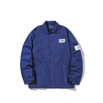

Yi dao Vintage 2020 Spring Clothing New Style Japanese-style Simple Printed Letter Fold-down Collar Jacket BOY'S Loose Casual To