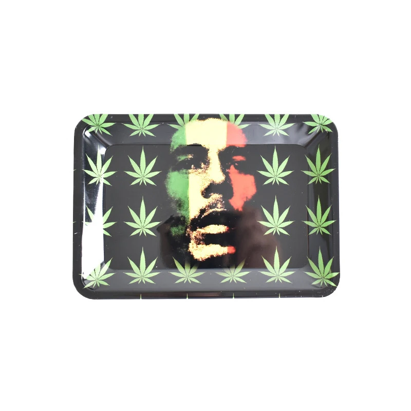 

Leaf Bob Marley Tray 180mm X 125mm Weed Tray Rolling Tray Weed Rolling Tray Tray Weed Trays