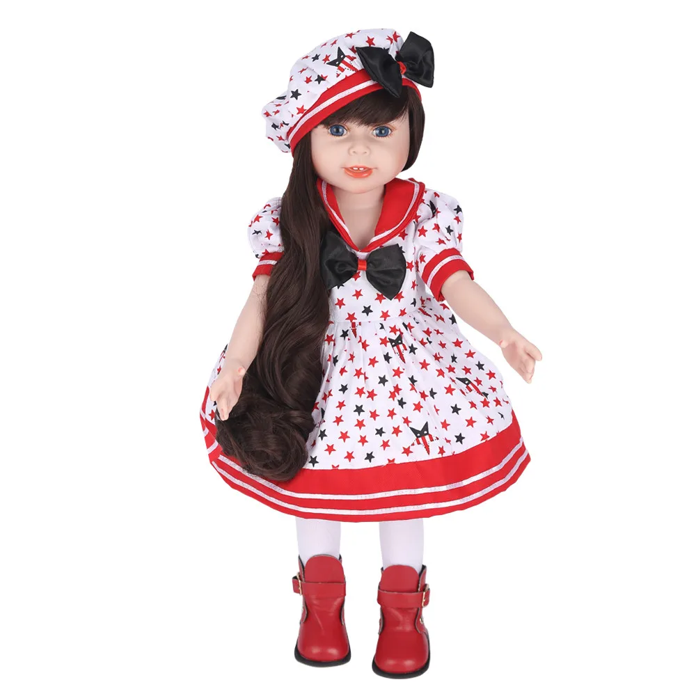 A HIINST Reborn Baby Doll для игр, игрушки, милые реалистичные куклы для девочек с одеждой, тела, силиконовые Beb Reborn - Цвет: A