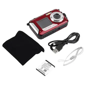 

2.7inch TFT Digital Camera Waterproof 5MP MAX 1080P Double Screen Digital Zoom Camcorder HD268 video camera fotografica digital