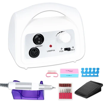 

Nail Drill Bits Manicure Nail File Polish Machine Manicure Pedicure Kit Electric Nail File with Cutter Nail Tool Apparatus