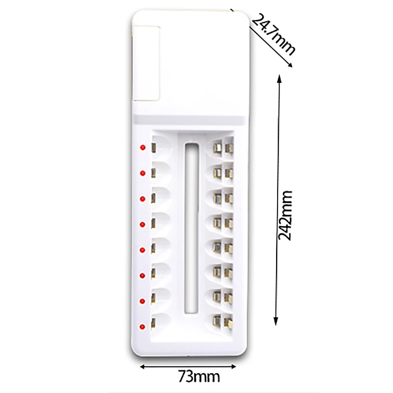 Новое 8 много быстрое зарядное устройство 2 Usb разъем для батареи зарядное устройство для Ni-Cd Ni-MH Aa Aaa перезаряжаемые батареи(Us Plug