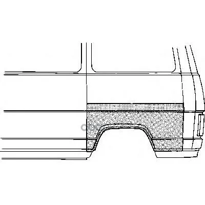 Арка Крыла Задн Лев Fiat: Ducato 82-94 VAN WEZEL арт. 1745145
