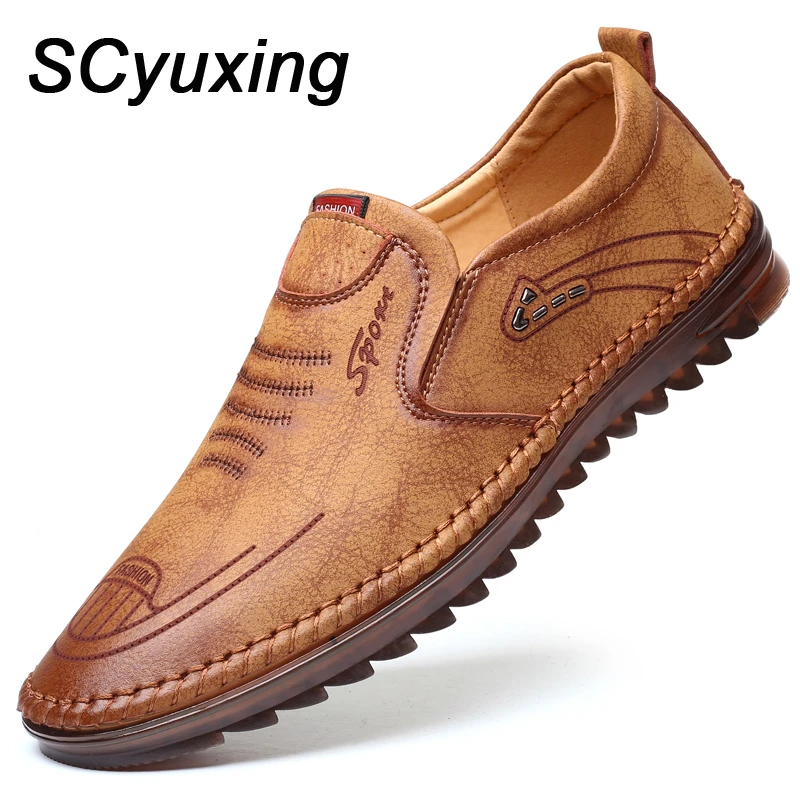 2021 New Men Microfiber Leather Shoes 3844 Antislip Soft Tendon Bottom Outsole Man Casual