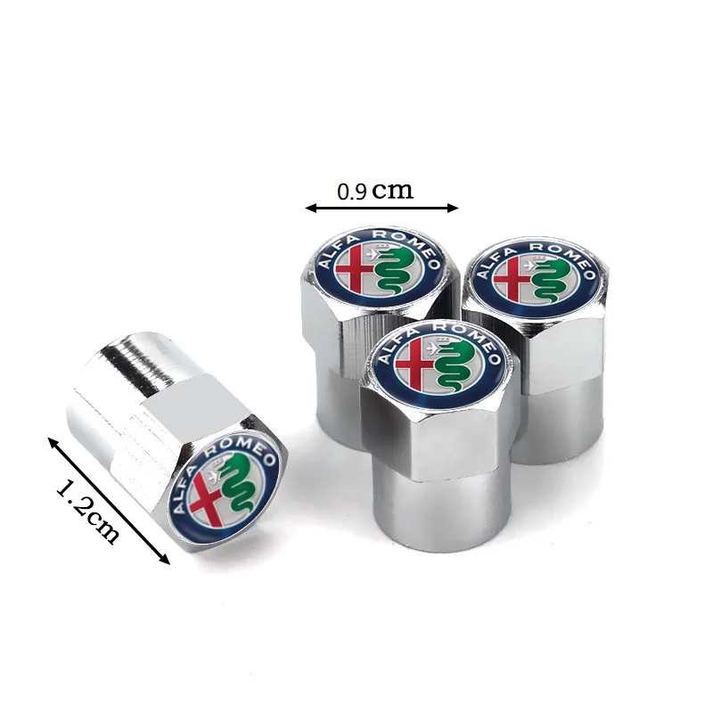 4 pcs Car valve stem caps cover For BMW M E36 E39 E80 E82 E83 M3 M5 M6 X1 X2 X3 X4 X5 X6 X7 G05 G30 F10 Car sticker accessories