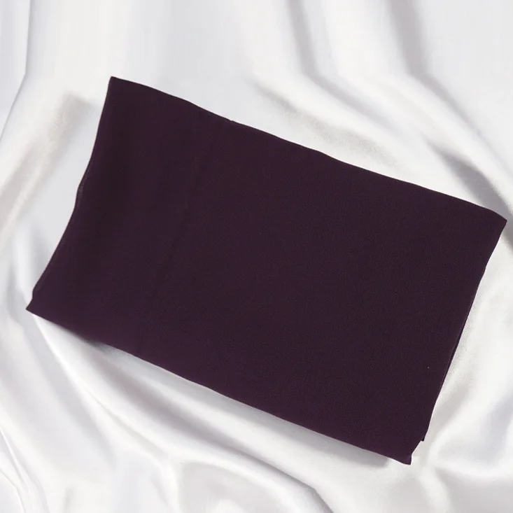 DarkPurple Dromiya женский элегантный скромный Мусульманский Исламский шифоновый шарф с бусинами Рамадан мягкий хиджаб высокого качества бандана головной платок - Цвет: DarkPurple