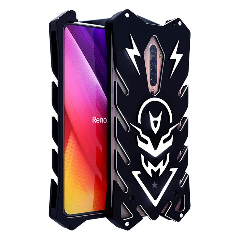OPPO Reno 2 Reno2 Чехол-Броня авиационный алюминиевый металлический мощный чехол для улицы для OPPO Reno 2 CPH1907 PCKM00 противоударный чехол