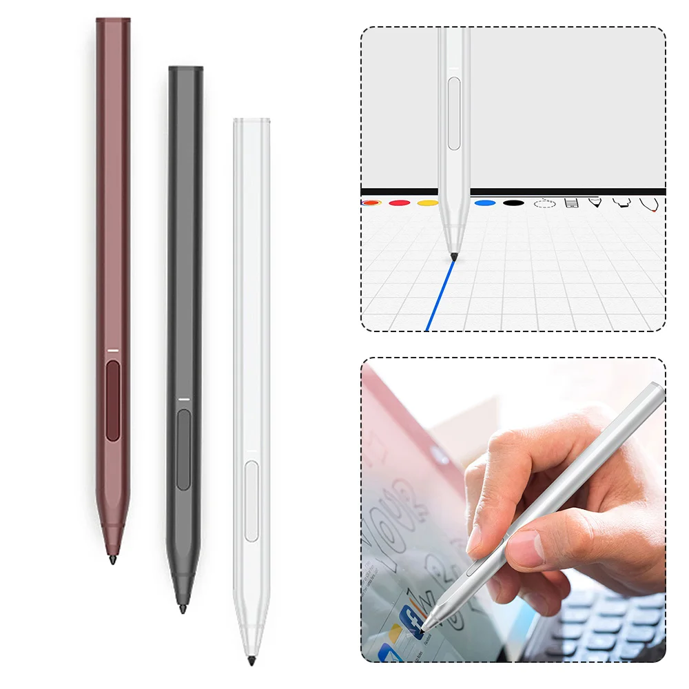 Magnetic Attraction Stylus Pen For Surface Pro 5 6 7 Surface GO Book Laptop For Microsoft Surface Series Pen with LED Indicator (4)