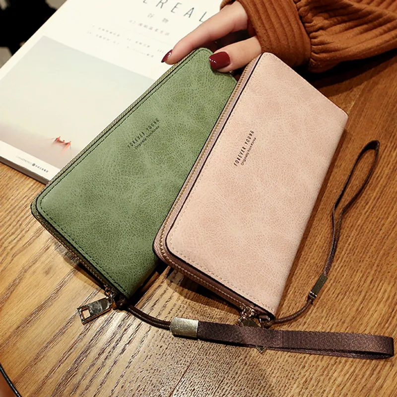 

2020 New Ms. Handheld Long Big Wallet Korean Handbag Multifunctional Card Case Mobile Phone Bag Coin Purse Female Wallet