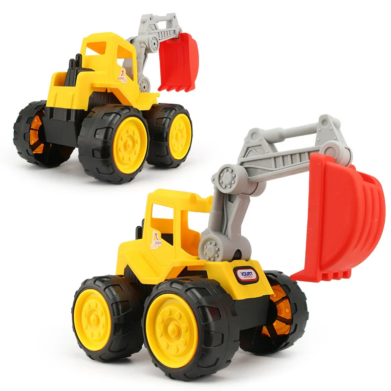 

Environmentally Friendly Large Size Beach Engineering Vehicle Dredging Dig Bulldozer Children Sliding Toy Car Model