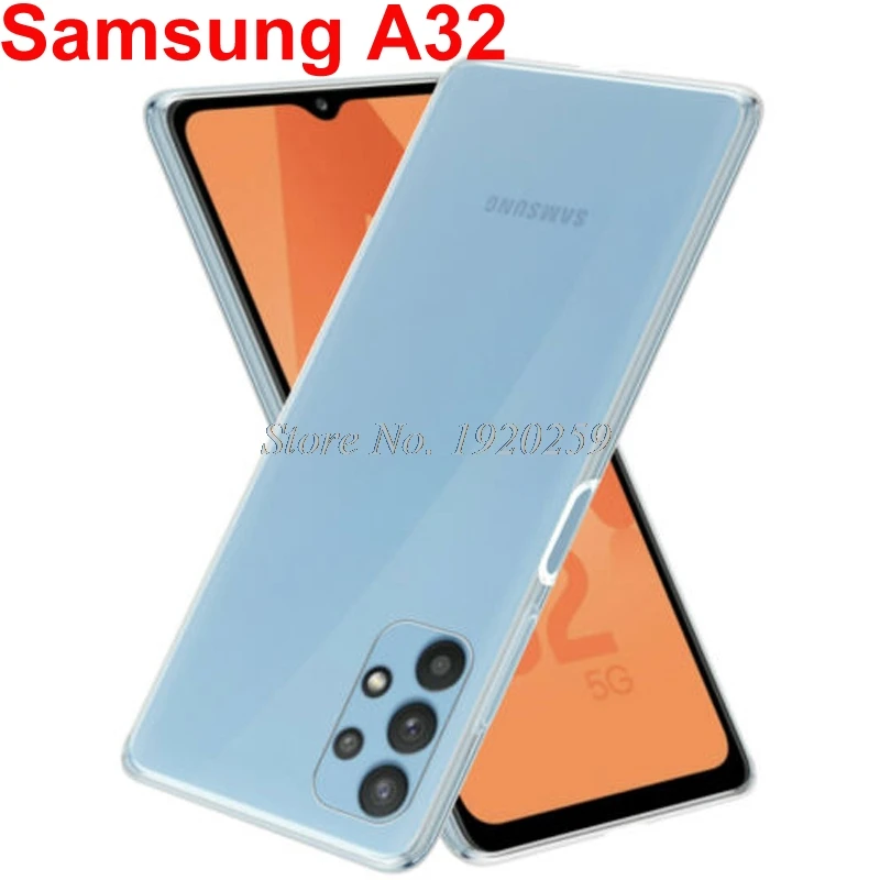 Чехол для Samsung Galaxy A32 A325F силиконовый чехол Мягкая матовая задняя крышка из ТПУ