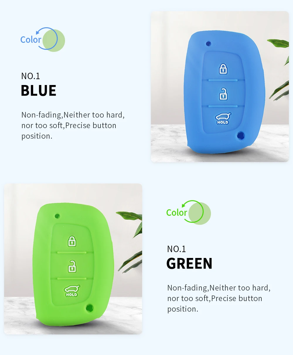 Cover in silicone chiave telecomando per Hyundai IX25 IX35 MISTRA 3 Bottoni 12 Cover in silicone chiave telecomando per Hyundai IX25 IX35 MISTRA 3 Bottoni - H50fd7b718a7e410085e9bea2f1d6ed875