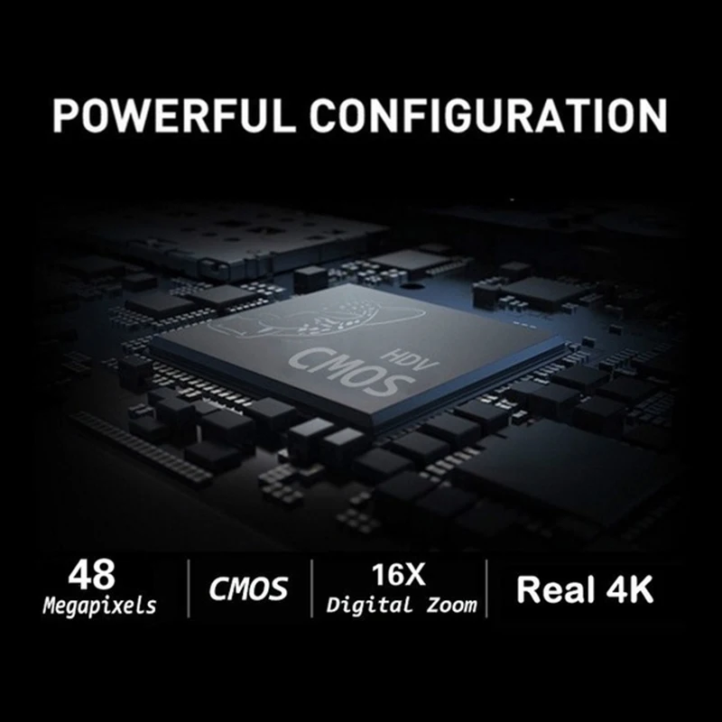 Real 4K Video Camera with Lens Hood WiFi Night