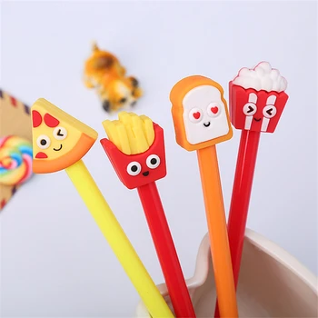 

Pizza Gel Pen0.5mm Kawaii Stationery Gel Pens Novelty Writing Pens Cute Tudent Stationery Gel Pen Kawaii School Supplies
