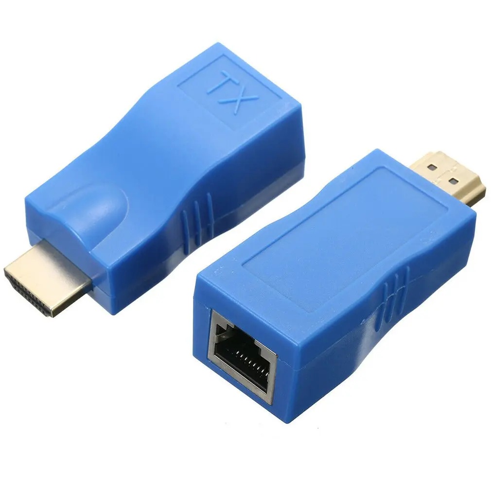 Cat 5E Cat6 30 M Hdmi к Rj45 сетевой кабель удлинитель Ретранслятор 4 K 1
