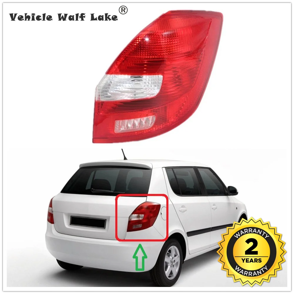 Right Side Tail Light For Skoda Fabia MK2 5J 2007 2008 2009 2010 Car-styling Rear Lamp Without Bulbs | Автомобили и мотоциклы
