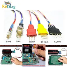 Professionnel sans broches à souder adaptateurs de sonde pour câbles ECU in-circuit fonctionne ECU pour programmeur Xprog/IPROG IPRIOG +