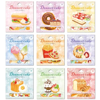 

30 pcs/pack Stationery Stickers DESSERT Food Diary Planner Decorative Stickers Scrapbooking DIY Craft Seal Label Sticker