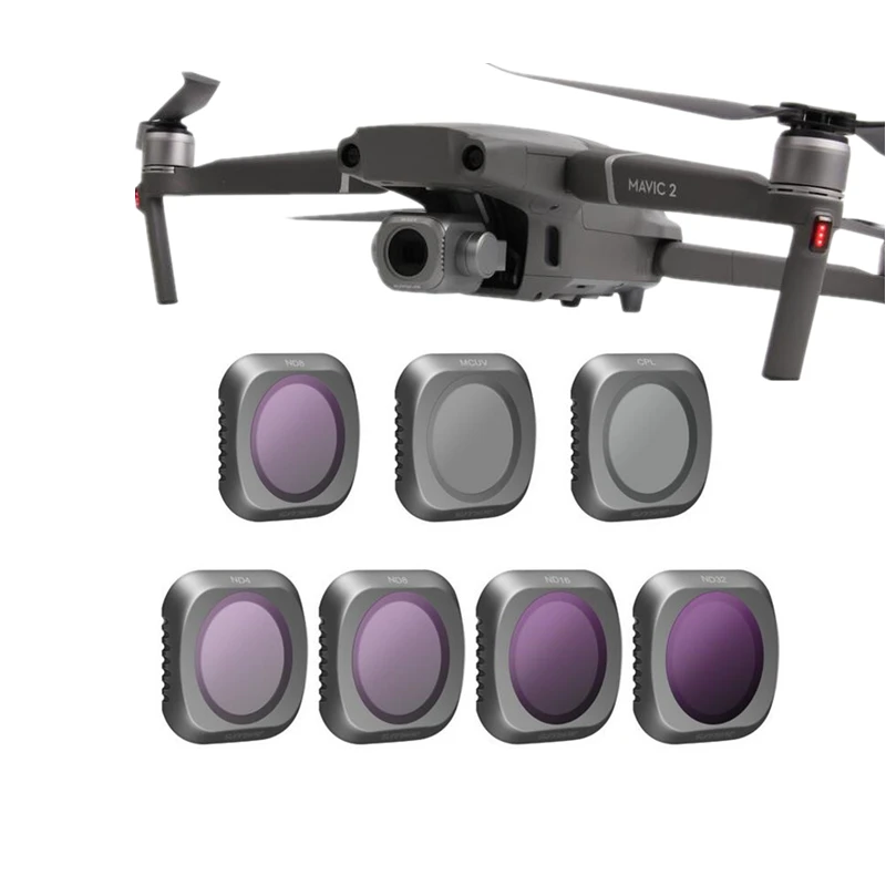 DJI MAVIC 2 PRO UV MCUV CPL ND ND4 ND8 ND16 ND32 набор фильтров для объектива для дрона карданный камеры аксессуары
