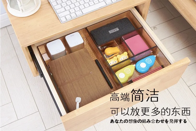 Organizer drawer Box Trays Home Office Storage Kitchen Bathroom Closet Desk Box Drawer Organization Tray Cutlery Stationery