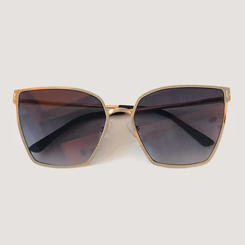 

Mirror Rectangle Sunglasses Women Men Vintage Cat Eye Metal Sun Glasses Frame For Female