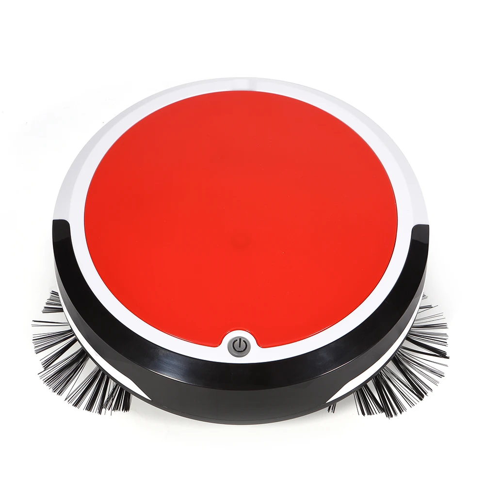 

Rechargeable Smart Vacuum Cleaner Robot Mopping Sweeping Suction Cordless Auto Dust Sweeper Machine Anti-drop for Home Cleaning