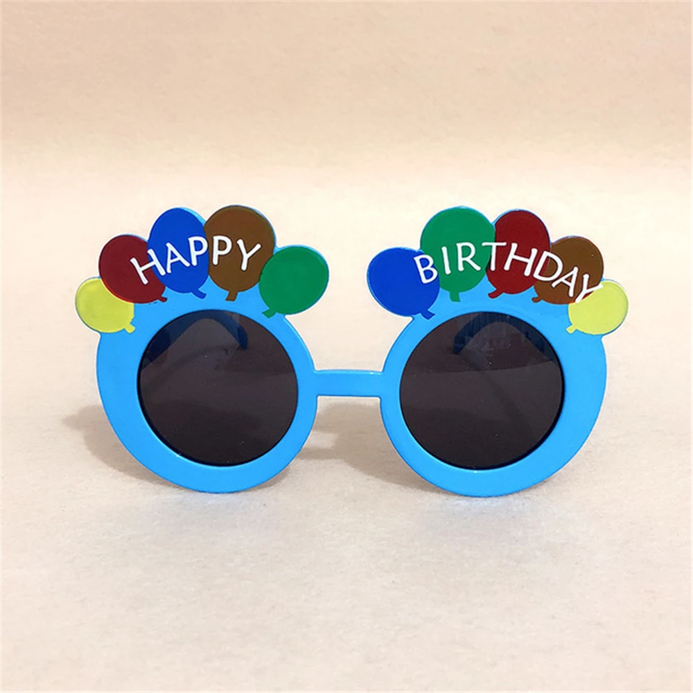 DIY wedding ornaments photo ornaments decorations funny masks glasses wedding birthday party supplies party toys - Color: Blue balloon