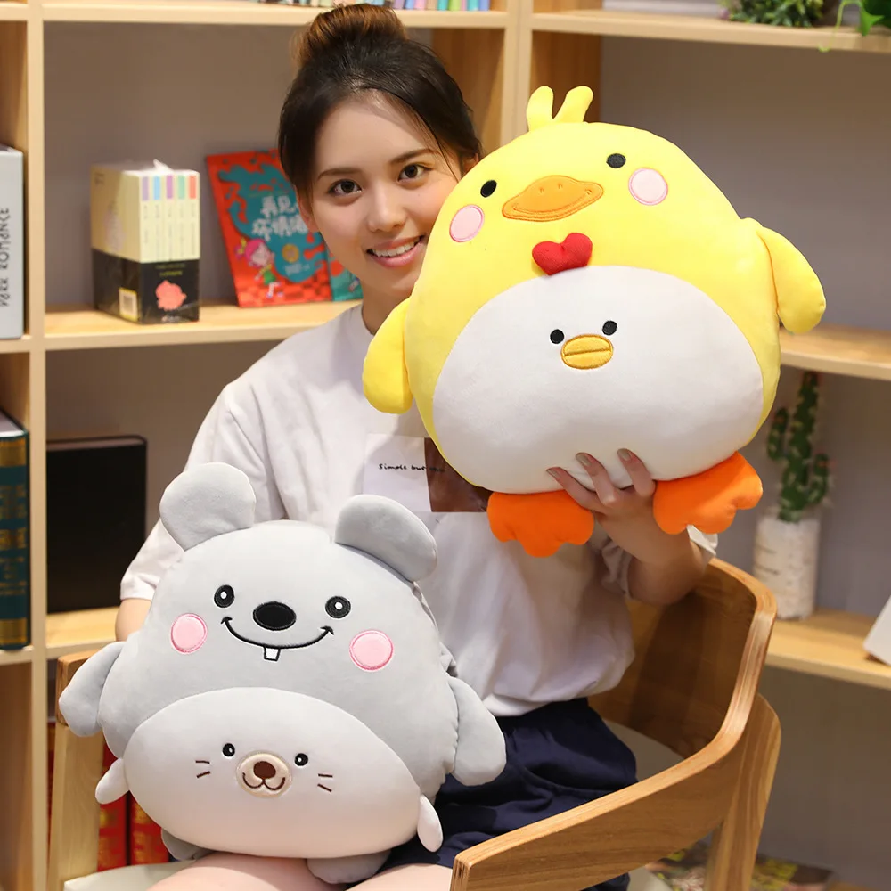 

Online Celebrity Multi-functional Animal Pillow And Blanket Three-in-One Airable Blanket Spring Summer Students Flannel Blanket