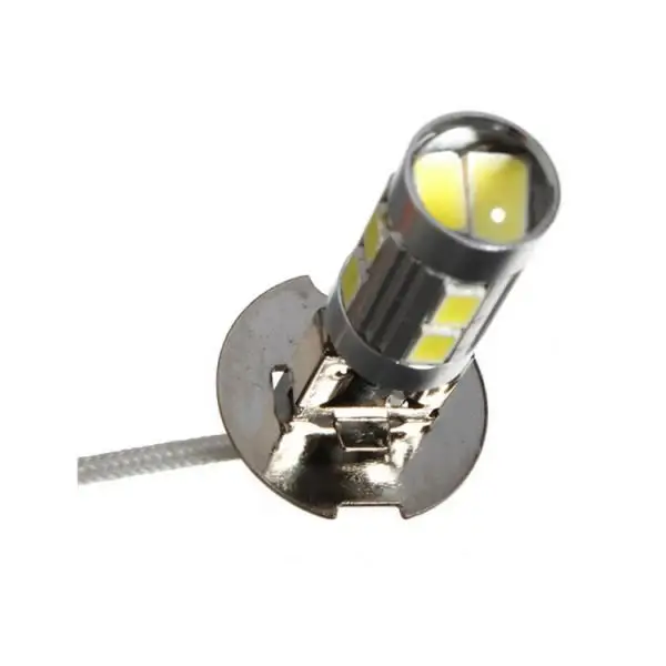 Car Auto H3 5630 SMD 10 LED White Driving Fog Headlight Light Lamp 6500K