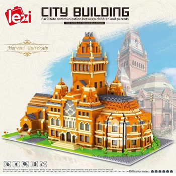 

Architecture Series LZ8033 Harvard University difficult and creative assembly of diamond building block Toys for children gifts