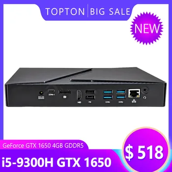 

Gaming Mini PC Intel Core i5 9300H Nvidia GeForce GTX 1650 4GB GDDR5 2*SODIMM DDR4 Windows 10 Pro Desktop Computer HDMI DP USB-C