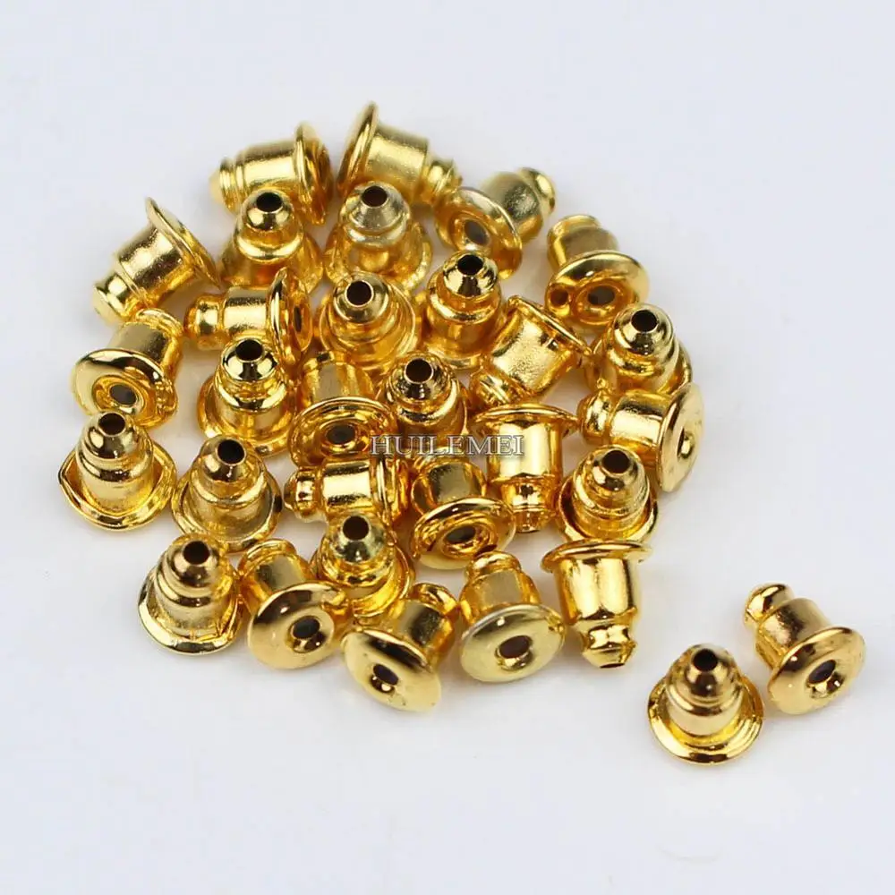 Застежки для сережек гвоздиков 200 шт./лот застежки сделай сам Фурнитура