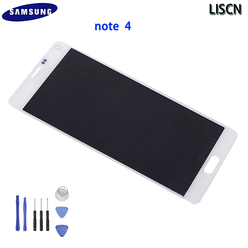 

For SAM SUNG Gal axy Note 4 LCD Replacement Parts Note4 N910 N910C N910A N910F N910H LCD ORIGINAL Display Touch Screen Digitizer