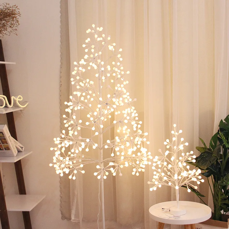 

INS GIRL'S Heart Shining Tree Lights Room Decorative MORI Series Bedroom Romantic LED Colorful Lights New Year Decoration