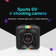 SQ11 720P Мини-камера инфракрасного ночного видения Видеокамера для автомобиля DV цифровой видеорегистратор камера обнаружения движения
