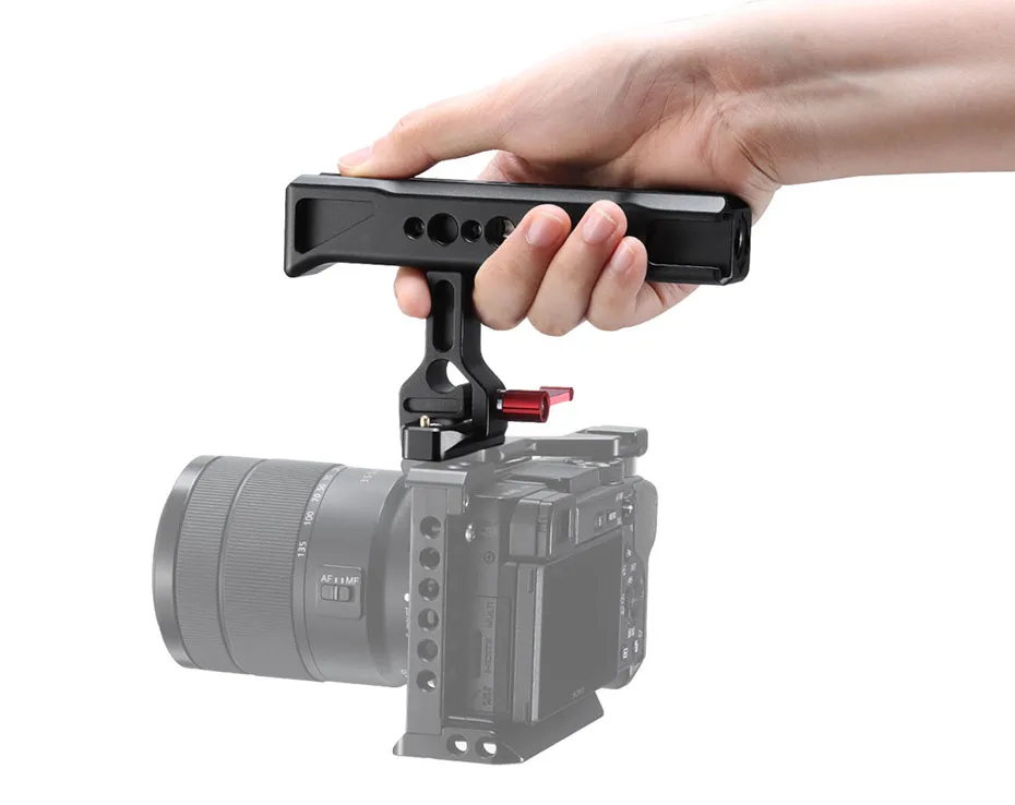 UURig R019 камера топ NATO ручка камера клетка Rig рукоятка с холодным башмаком Arri установочный винт универсальный для Canon Nikon sony