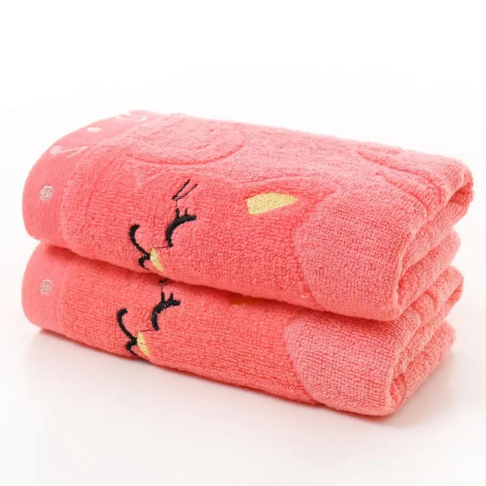 Bath Towel Cute Cat Musical Note Child Soft Towel Water Absorbing for Home Bathing Shower