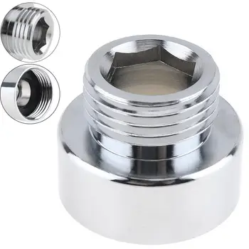 

Copper Faucet Adapter with 6 Points Interface to Four Points Interface Hose Adaptor for Washing Machine Faucet