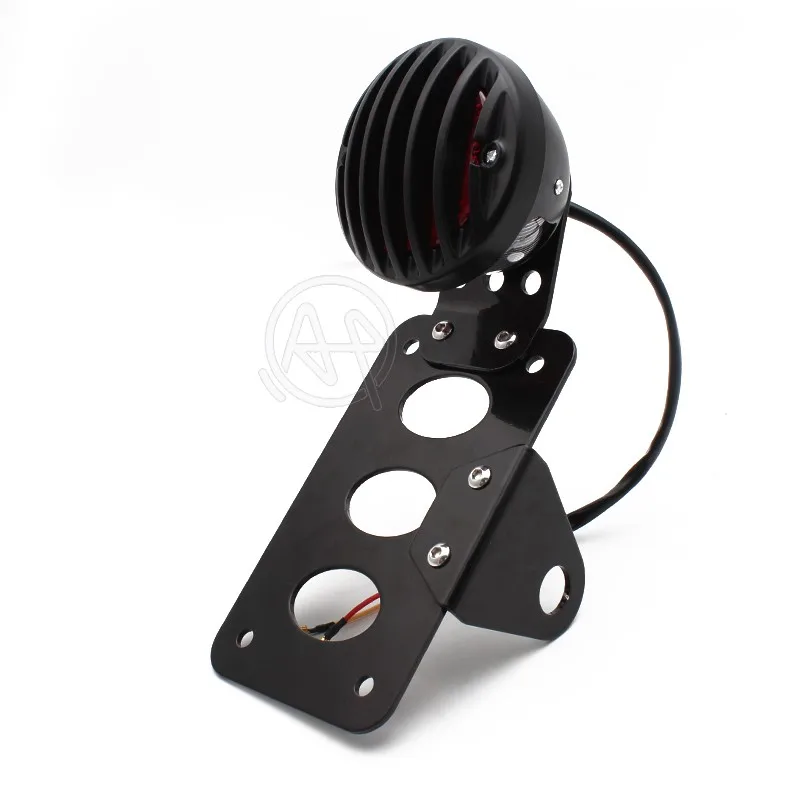 matrícula Suporte de placa, Universal 12V, Harley Bobber, Yamaha, Honda, Suzuki