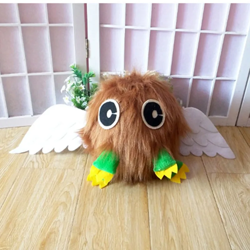 Yu-Gi-Oh! Anime Cartoon Kuriboh Plush Doll Yugi Muto Monster Card Toy AIBO Cosplay Props Stuffed Doll Children Gift 35cm