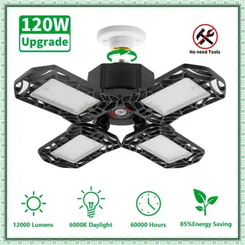 

Professional 360 Degree Deformable LED Garage Light Bulb Garage Workshop Light Indoor Ceiling Fixture Lights Shop Workshop Lamp